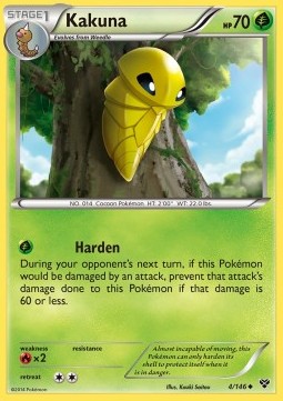 Kakuna Pokemon card from XY