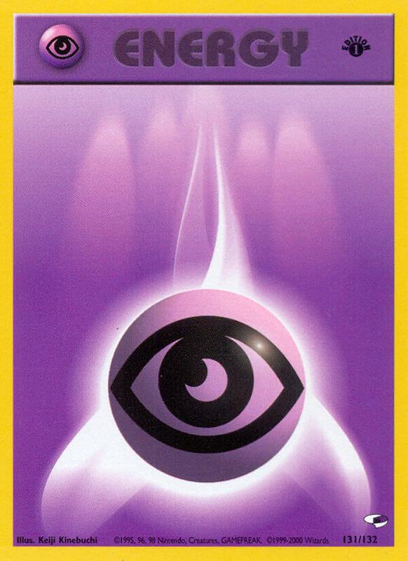 Psychic Energy Pokemon card from Gym Heroes