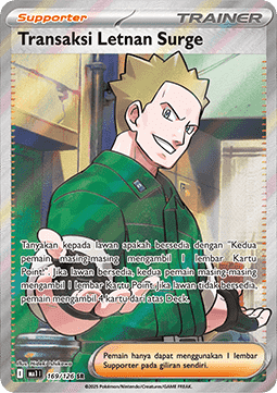 Lt. Surge's Bargain Pokemon card from Mega Evolution IDTH