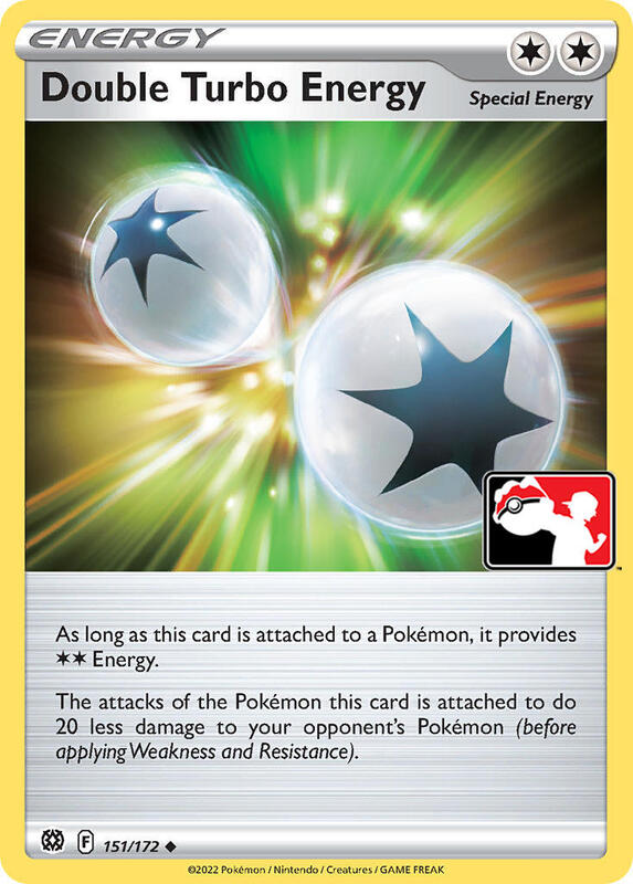 Double Turbo Energy (Cosmos Holo) Pokemon card from Prize Pack Series Cards