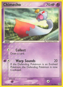 Chimecho Pokemon card from EX Emerald