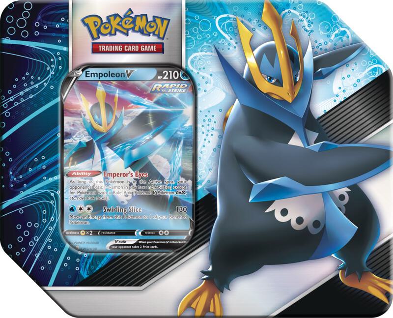 V Strikers Tin [Empoleon V] Pokemon card from SWSH05: Battle