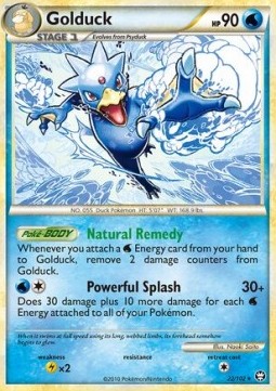 Golduck Pokemon card from Triumphant