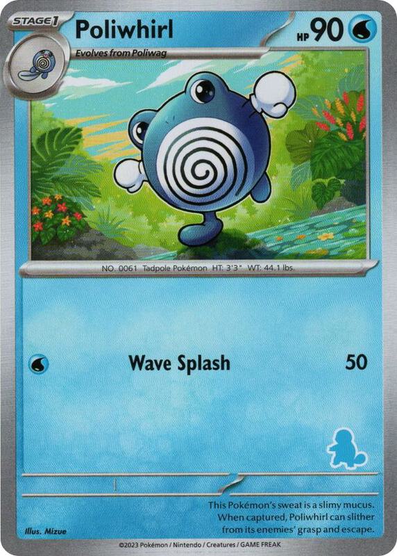Poliwhirl Pokemon card from My First Battle
