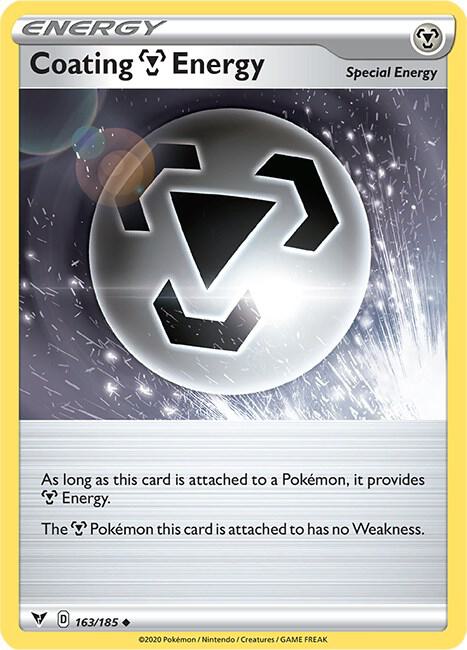 Coating Metal Energy Pokemon card from SWSH04: Vivid Voltage