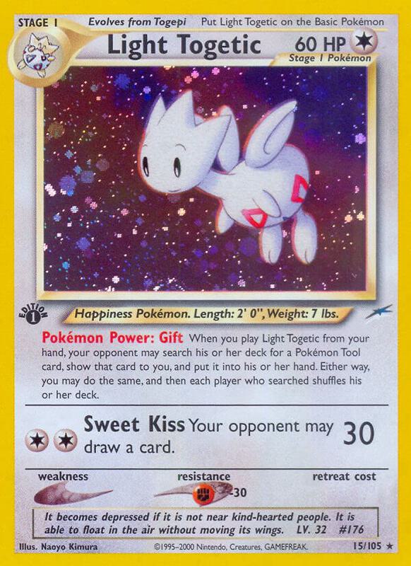 Light Togetic Pokemon card from Neo Destiny