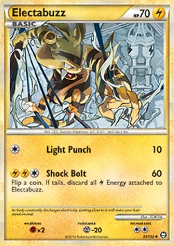 Electabuzz Pokemon card from Triumphant