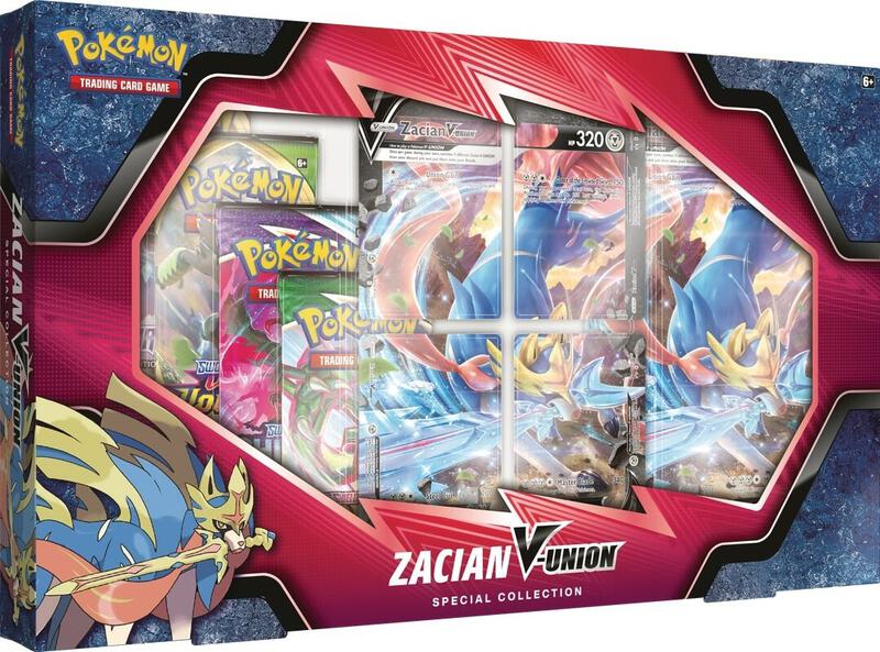 Zacian V-UNION Special Collection Pokemon card from SWSH07: Evolving