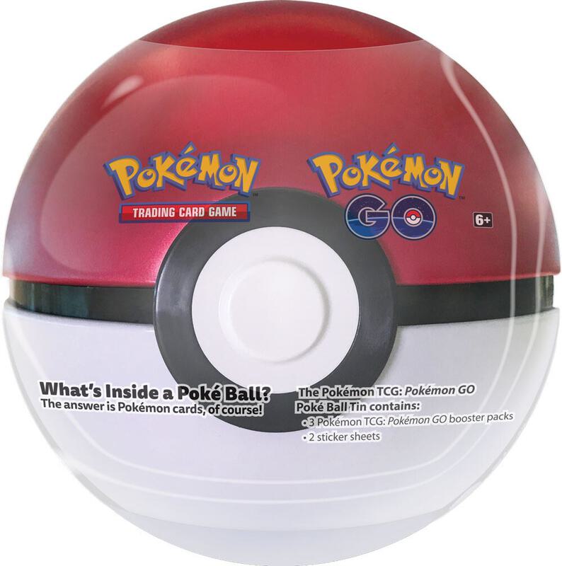 Pokemon GO Poke Ball Tin - Poke Ball Pokemon card from Pokemon GO