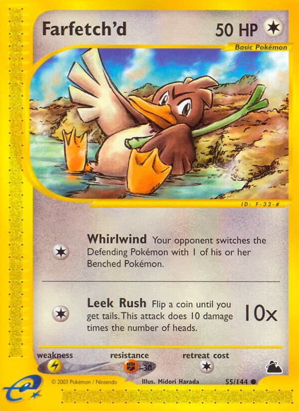 Farfetch'd Pokemon card from Skyridge