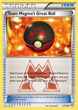 Team Magma's Great Ball