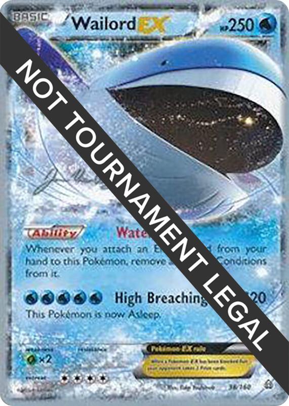 Wailord EX - 2015 (Jacob Van Wagner) Pokemon card from World Championship Decks