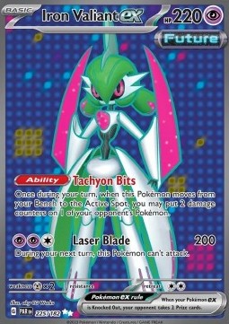 Iron Valiant ex card artwork