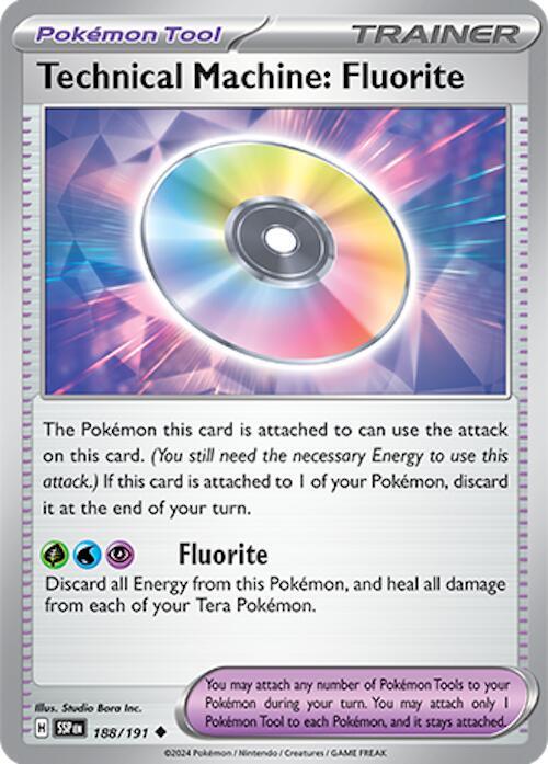 Technical Machine: Fluorite Pokemon card from SV08: Surging Sparks