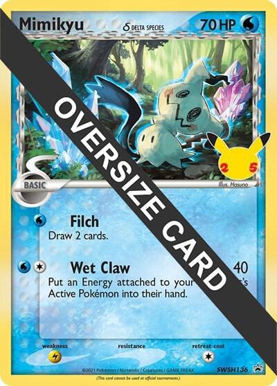 Mimikyu (Delta Species) - SWSH136 Pokemon card from Jumbo Cards