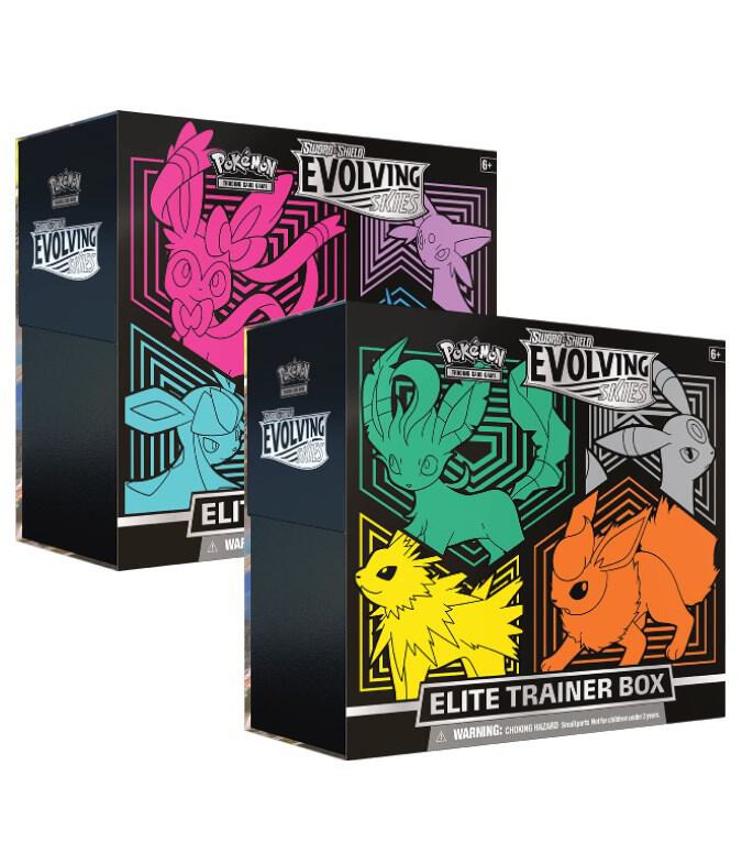 Evolving Skies Elite Trainer Box [Set of 2] Pokemon card from SWSH07: Evolving