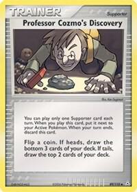 Professor Cozmo's Discovery Pokemon card from Holon Phantoms