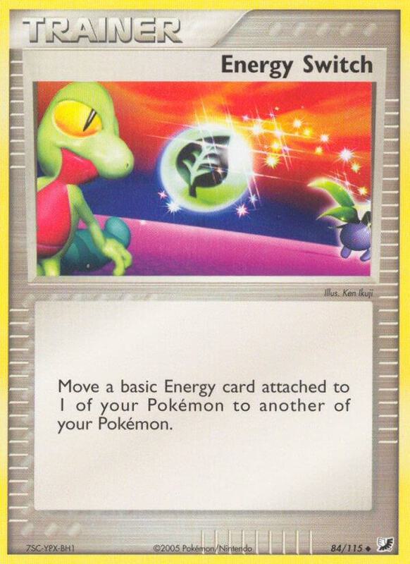 Energy Switch Pokemon card from Unseen Forces