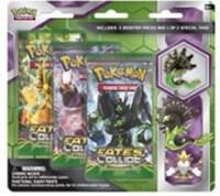 Fates Collide Three Pack Pin Blisters [Zygarde] Pokemon card from XY - Fates Collide