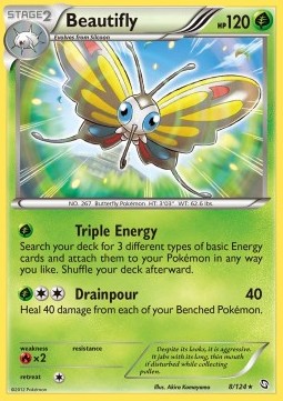 Beautifly Pokemon card from Dragons Exalted