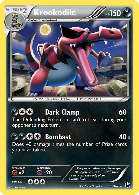 Krookodile Pokemon card from Deck Exclusives