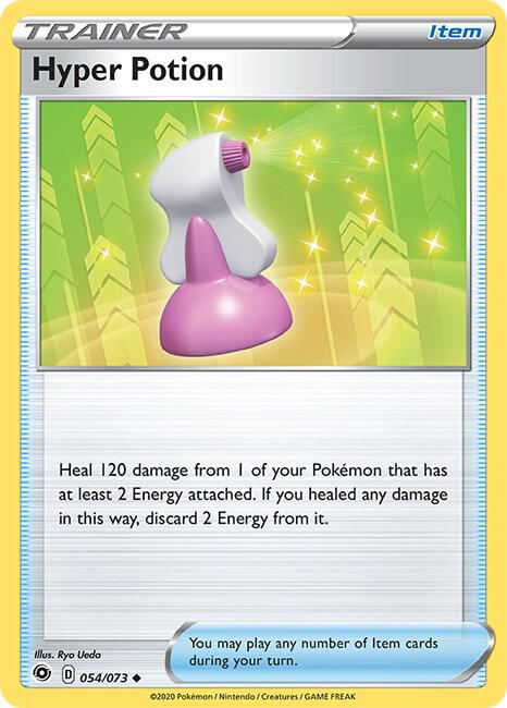 Hyper Potion Pokemon card from Champion's Path