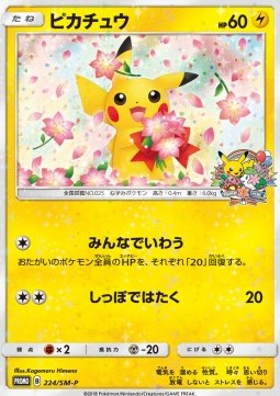 Pikachu (SM-P 224) Sun & Moon Promos