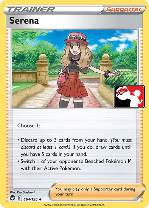 Serena Pokemon card from Prize Pack Series Cards