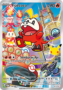 Fuecoco (M-P/ID 162) M-P Indonesian Promos ID