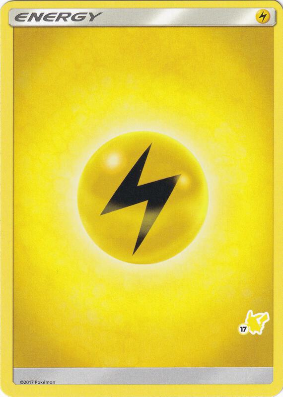Lightning Energy (#17 Pikachu Stamped) Pokemon card from Battle Academy