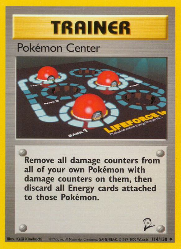 Pokemon Center Pokemon card from Base Set 2