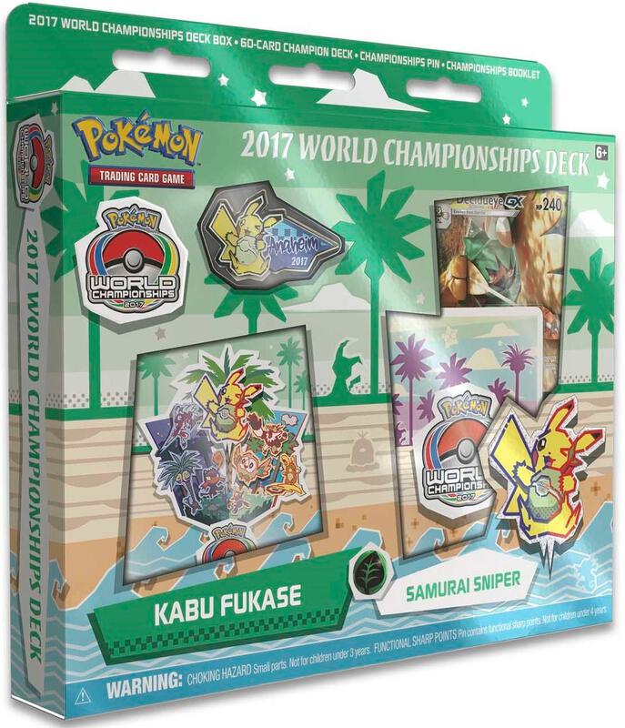 2017 World Championship Deck: Kabu Fukase (Samurai Sniper) Pokemon card from World Championship Decks