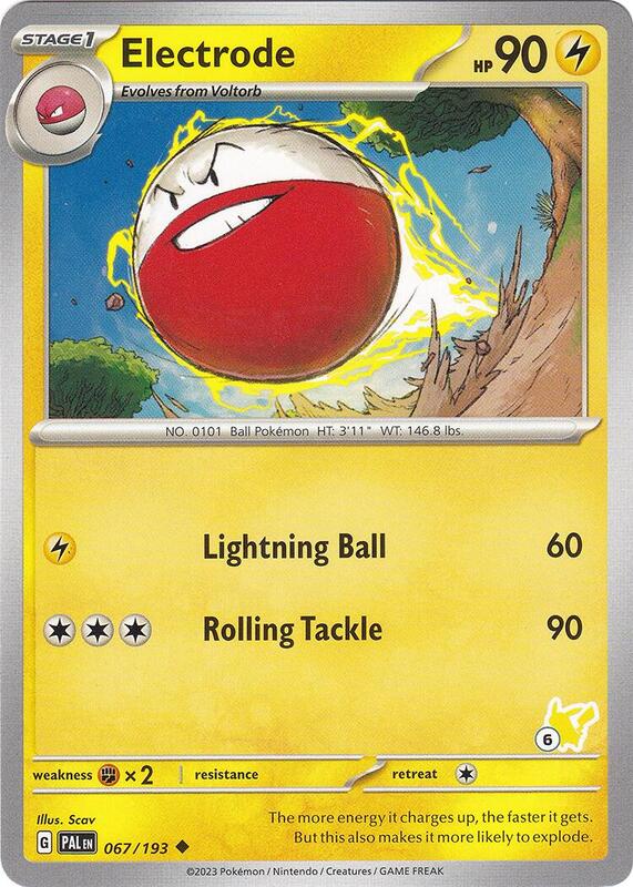 Electrode - Pikachu 6 Pokemon card from Battle Academy 2024