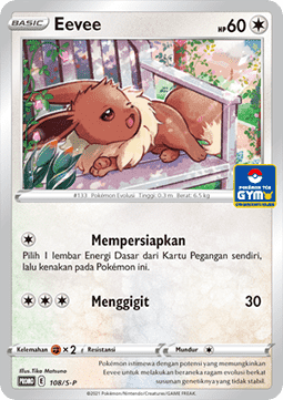 Eevee (S-P/ID 108) Sword & Shield Indonesian Promos ID
