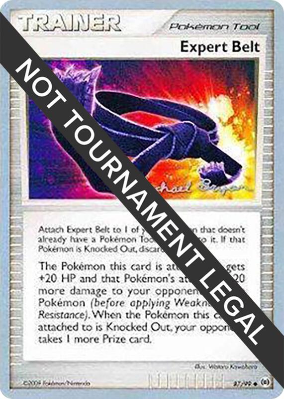 Expert Belt - 2010 (Mychael Bryan) Pokemon card from World Championship Decks