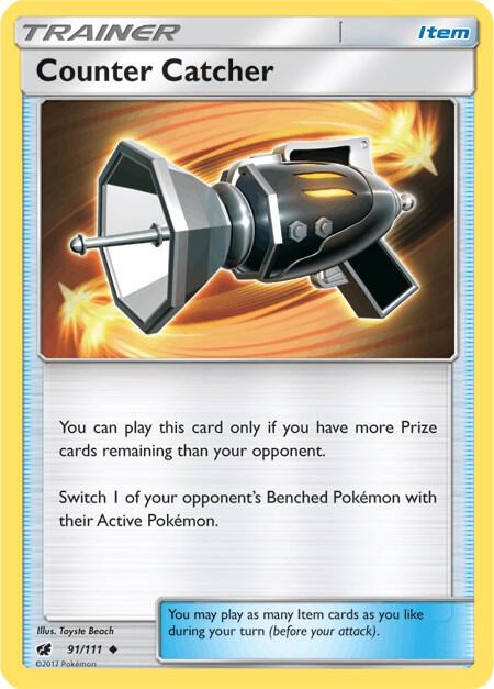 Counter Catcher Pokemon card from SM - Crimson Invasion