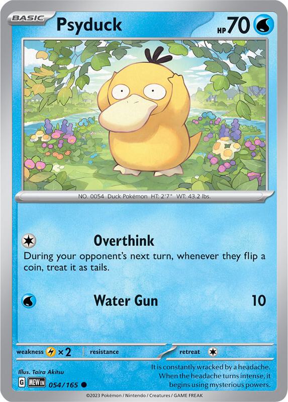 Psyduck Pokemon card from SV: Scarlet & Violet 151