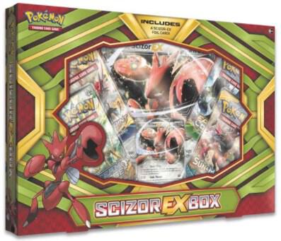 Scizor EX Box Pokemon card from SM Base Set
