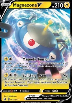 Magnezone V Pokemon card from Lost Origin