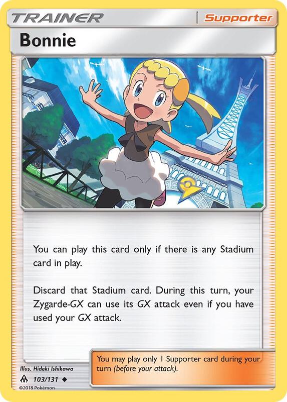 Bonnie Pokemon card from SM - Forbidden Light