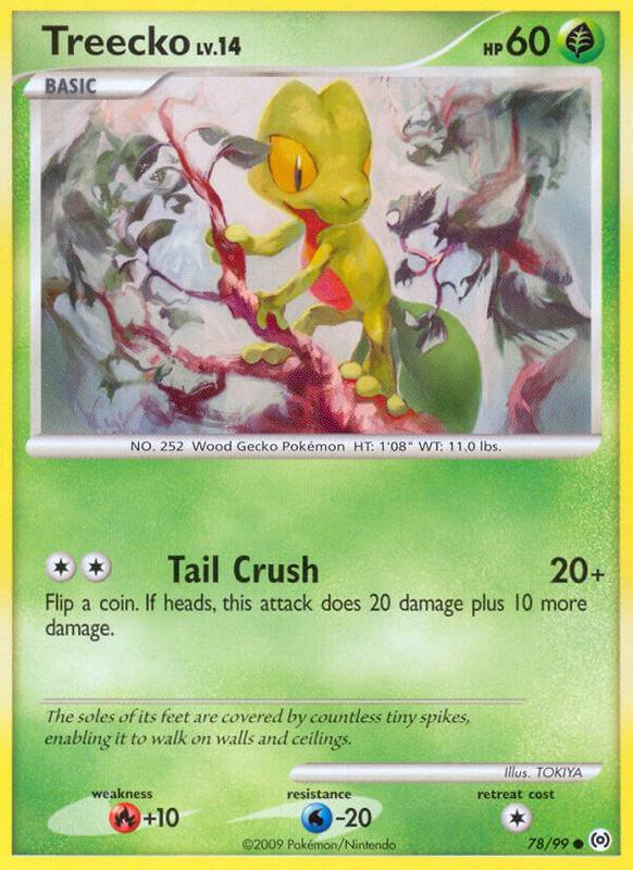 Treecko (78) Pokemon card from Arceus