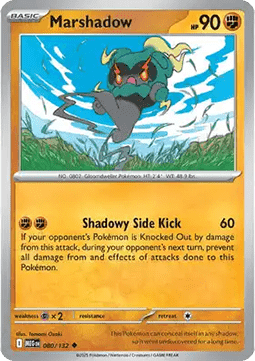 Marshadow (Holo) Pokemon card from Mega Evolution