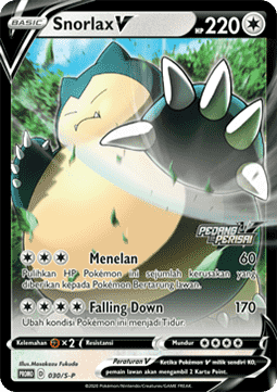 Snorlax V (S-P/ID 030) Sword & Shield Indonesian Promos ID