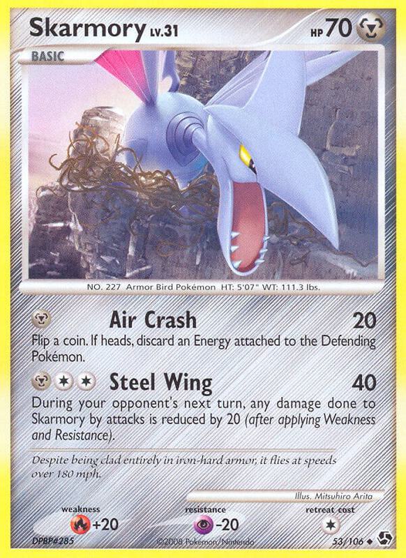 Skarmory Pokemon card from Great Encounters