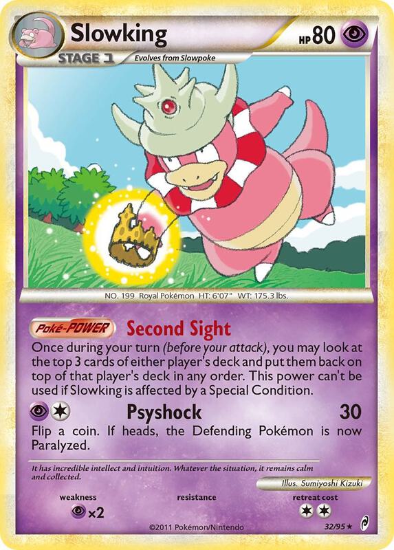 Slowking Pokemon card from Call of Legends