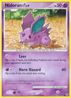 Nidoran [M] Lv.9 (Holo) Pokemon card from Rising Rivals