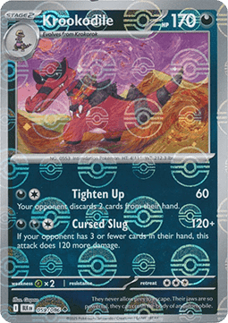 Krookodile Pokemon card from Black Bolt Additionals