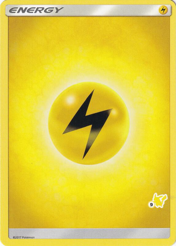 Lightning Energy (#9 Pikachu Stamped) Pokemon card from Battle Academy