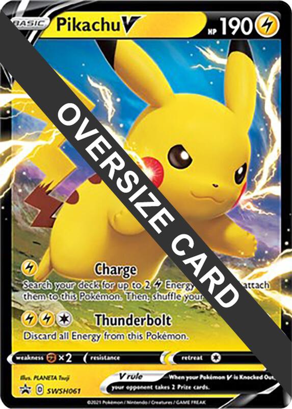 Pikachu V - SWSH061 Pokemon card from Jumbo Cards