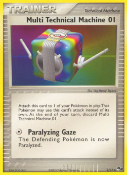 Multi Technical Machine 01 Pokemon card from POP Series 2